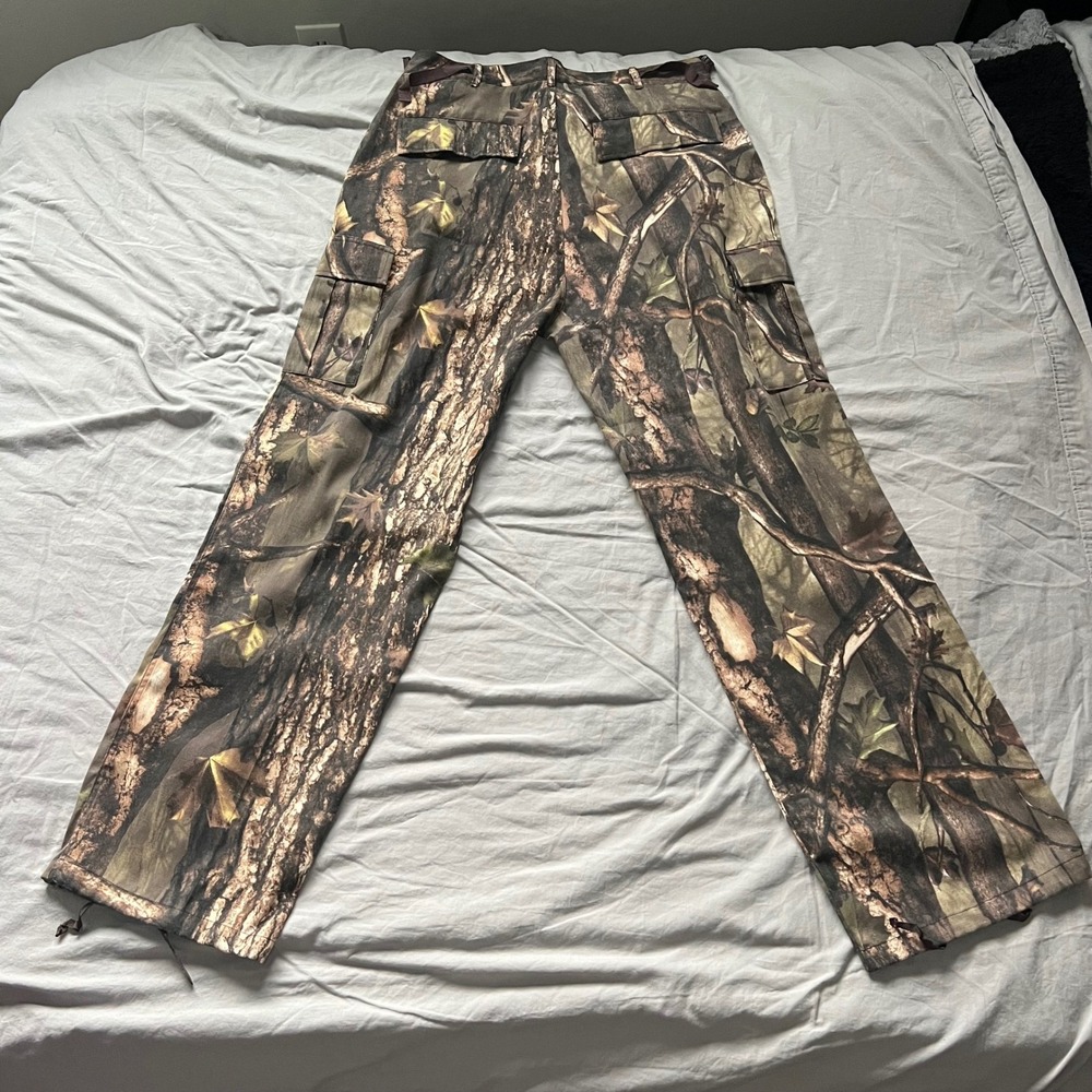 MASTER SPORTSMAN Camo Cargo Pants Mens Large Hunting Outdoors Tree Camouflage
